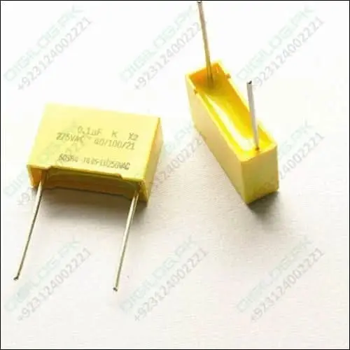 0.1Μf Ceramic Capacitor – 275V, ±10% Tolerance (104K Code) 1