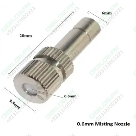 0.6Mm Orifice Mist Nozzle (Model 6010) — Fogging & Disinfection Sprayer 1