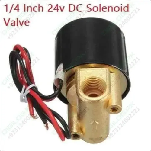 1/4-Inch 24V Dc Normally Closed Solenoid Valve For Water, Air, And Gas Control 1