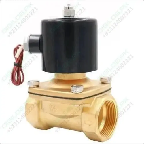 1.5-Inch 220V Ac Brass Solenoid Valve For Fluid & Gas Control 1
