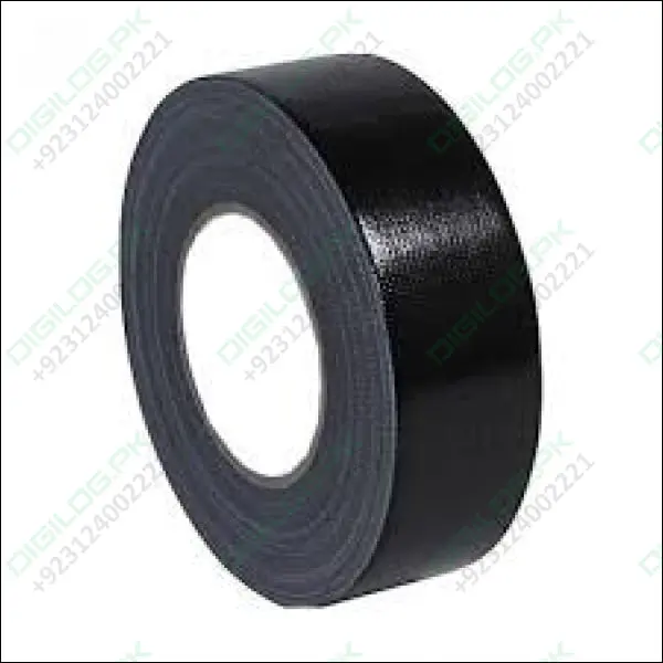 1-Inch Reinforced Black Fabric Binding Tape – Durable Duct Tape For Quick Fixes And Maintenance 1
