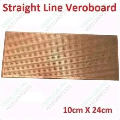 100×240Mm Veroboard – Straight-Track Stripboard For Electronics Prototyping 1