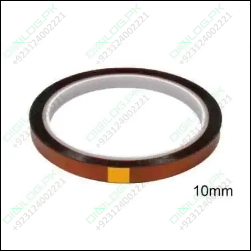 10Mm Wide Kapton Polyimide Tape – Heat-Resistant Adhesive Film For Soldering And Insulation 1