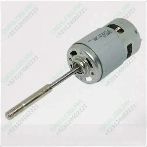 12V 100W High-Speed Dc Motor With Extended Shaft & High Torque 1