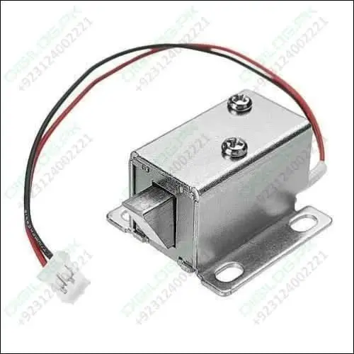 12V Solenoid Cabinet Lock – Compact 27×29×18Mm Electric Door Latch 1