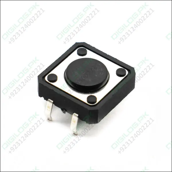 12×12×4Mm Tactile Push Button Switch – Momentary Spst Surface Mount 1