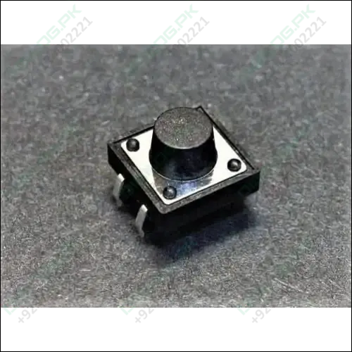 12×12×7.5Mm Tactile Push Button Switch – Momentary Spst, Gold-Plated Contacts 1