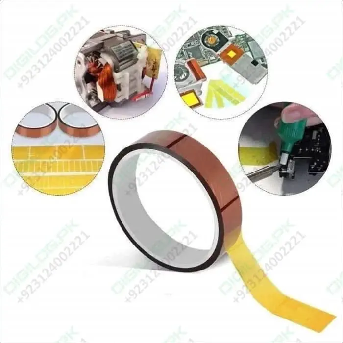 15Mm Wide Kapton Polyimide Film Tape — Ultra-Thin, Adhesive High-Temperature Insulating Tape 1