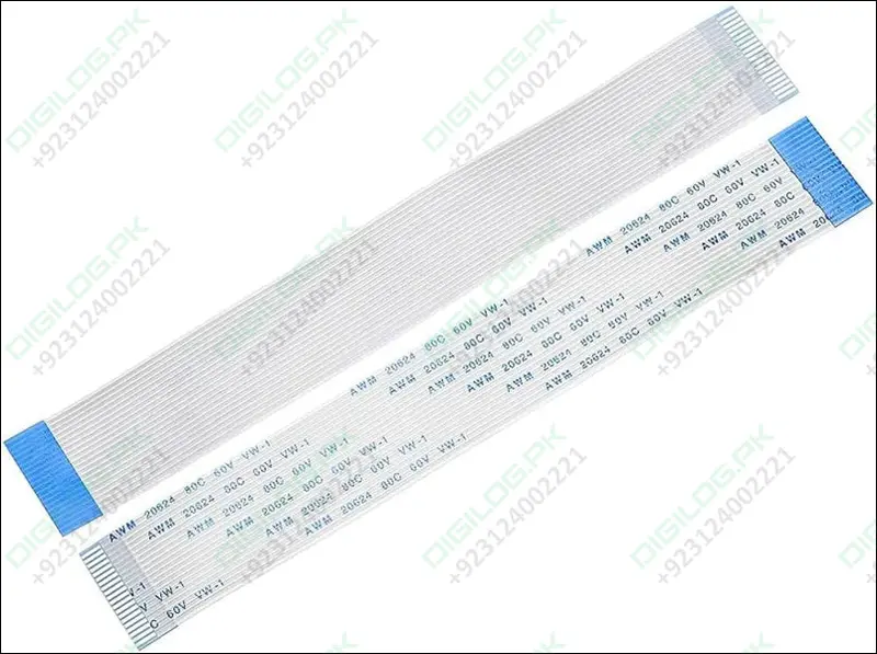 20-Pin 1Mm Pitch Ffc Cable – 30Cm Flat Flexible Ribbon Cable (Ffc20-150-Tb) For Lcd Panels And Eve Graphics Modules 1