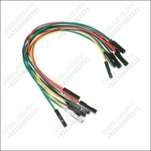 20Cm Female-To-Female Dupont Jumper Wire – Hole-To-Hole, Flexible Interfacing 1