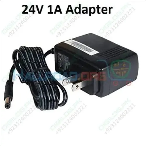 24V 1A Dc Power Adapter – Regulated Wall Plug Supply With 2.1Mm × 5.5Mm Barrel Connector 1