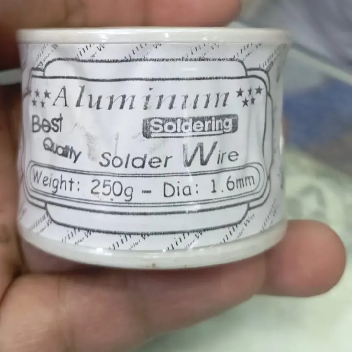 250G Spool Of 1.6Mm Aluminum-Core Solder Wire – High-Conductivity, Low-Smoke Flux-Cored Alloy 1
