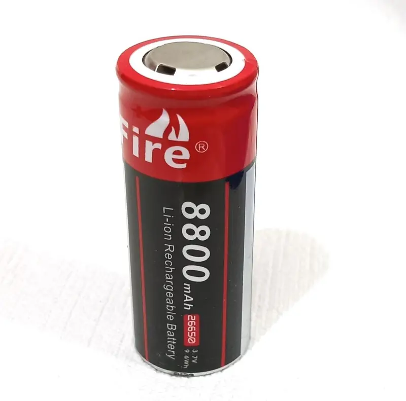3.7V 8800Mah Rechargeable 26650 Li-Ion Battery Cell – High-Capacity Power Source 1