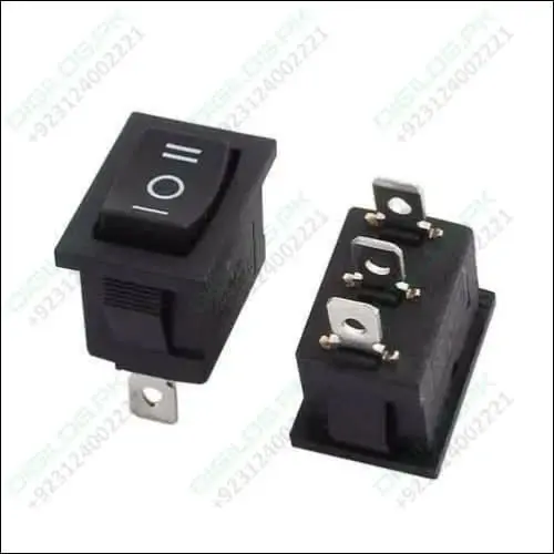 3-Pin, 3-Position On–Off–On Rocker Switch — Momentary Or Latching Toggle For Power Control Circuits 1