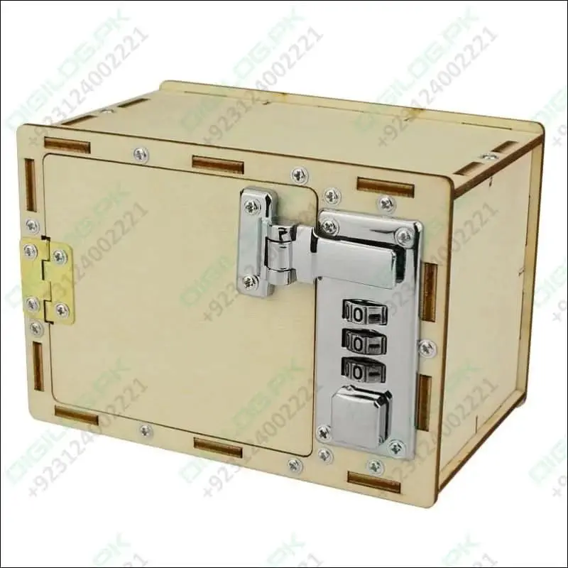3D Wooden Puzzle Lockbox Kit – Educational Diy Assembly For Kids 1