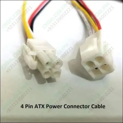 4-Pin Atx Cpu Power Extension Cable – 12V Male-To-Female Adapter 1