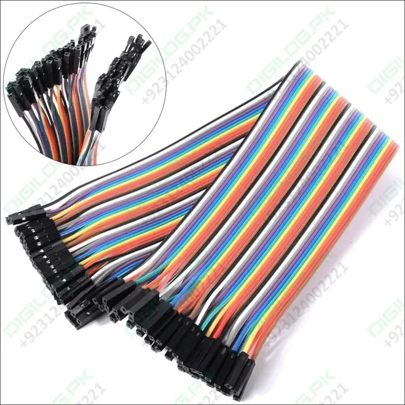 40-Pin 30Cm Dupont Jumper Wires – Male-To-Male, 12-Inch Breadboard Cables 1