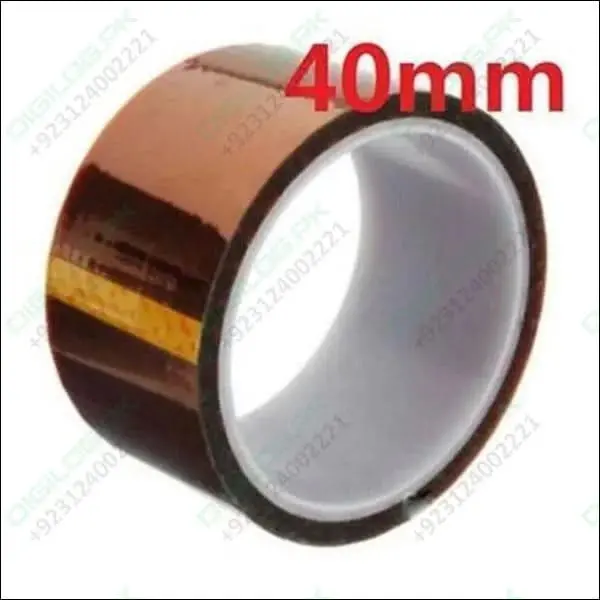 40Mm Wide Polyimide (Kapton) Tape – High-Temperature Insulating Tape, 130°C Rated, Gold-Backed 1