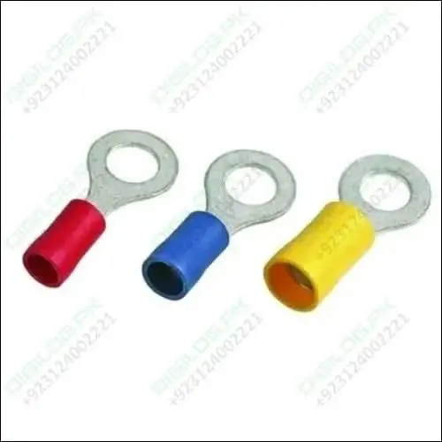 5.5–6Mm Insulated Ring Terminal Lugs – O-Type Thimble Crimp Connectors 1