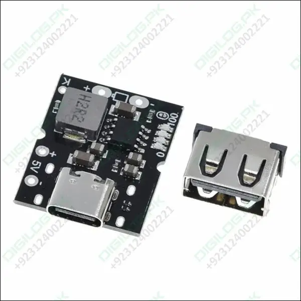 5V 2A Usb-C Power Booster – Lithium Battery Protection Board (No Soldering) 1