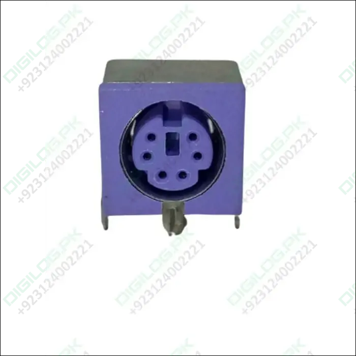 6-Pin Mini Din Socket – Pcb-Mount Audio/Video Connector For Industrial & Av Equipment 1