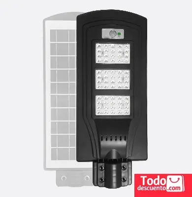 60W Outdoor Solar Led Lamp – Light Sensor + Mounting Bracket – Cl-160 1