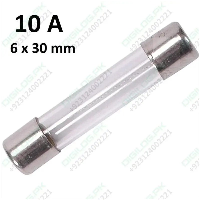 6X30Mm Glass Fuse – 10A, 250Vac Fast-Acting Replacement Fuse 1