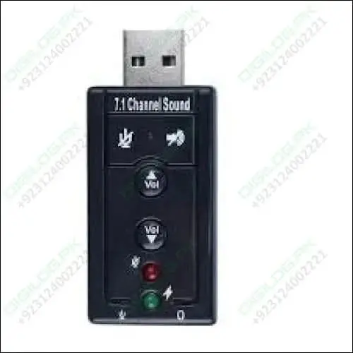 7.1-Channel Usb External Sound Card – High-Fidelity Audio Adapter With Optical Spdif Support 1