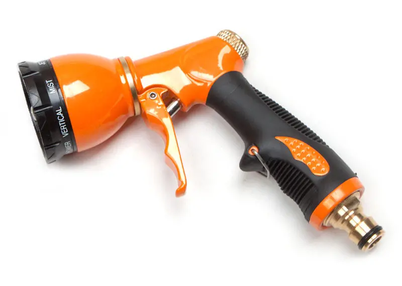 8-Mode Adjustable Hose Nozzle – Precision Spray Control Trigger Design 1