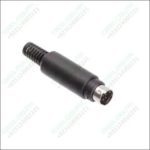 8-Pin Mini Din Male Solder-Type Connector 1