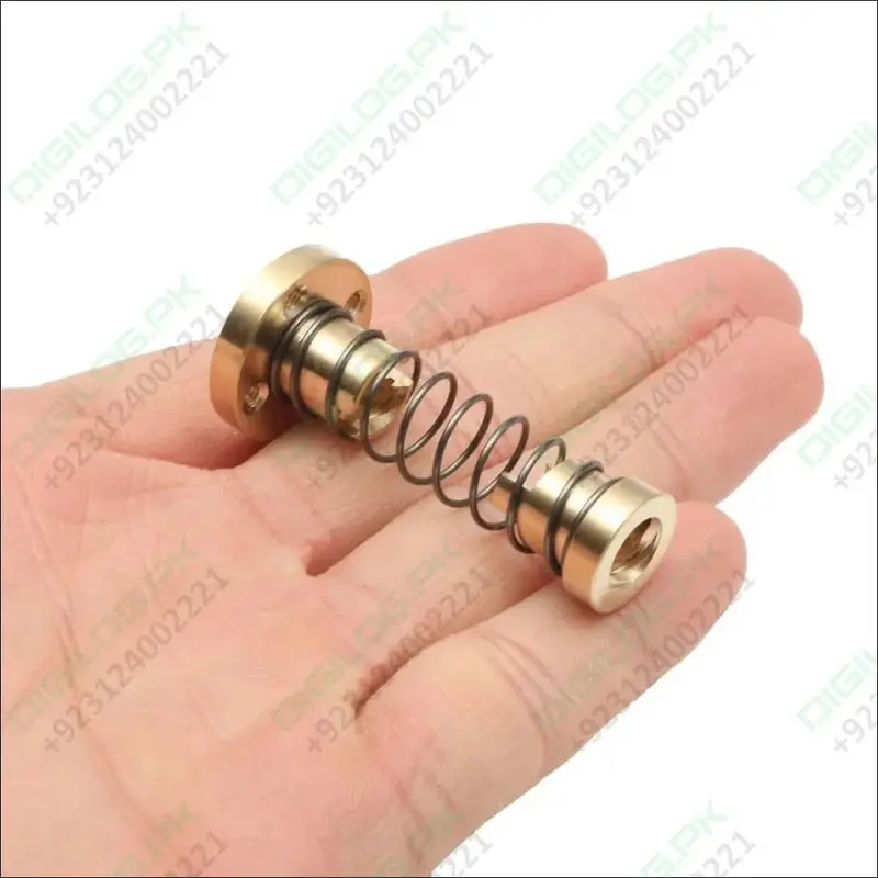8Mm Anti-Backlash Spring-Loaded Lead Screw Nut For Cnc Machines 1