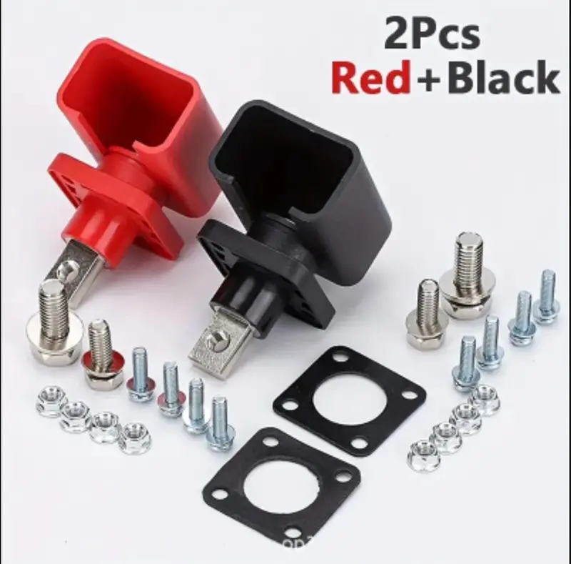 All-Copper High-Current Battery Terminal – 120A Quick-Connect Pair For Li-Ion Packs 1