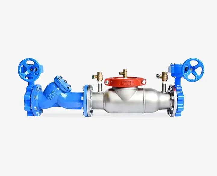 Ames 2000Ss Double Check Valve – Geared Butterfly Configuration With Strainer 1