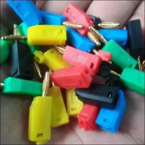 Assorted 2Mm Banana Plug Set – Color-Coded Lab Connectors For Educational & Test Equipment 1
