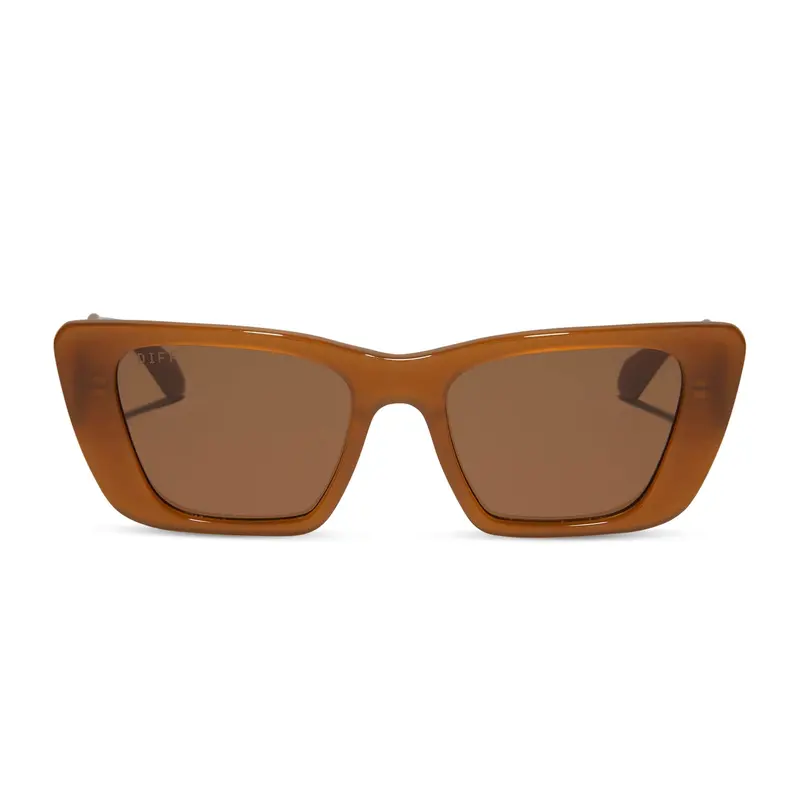 Aura Salted Caramel And Brown Tone Sunglasses 1
