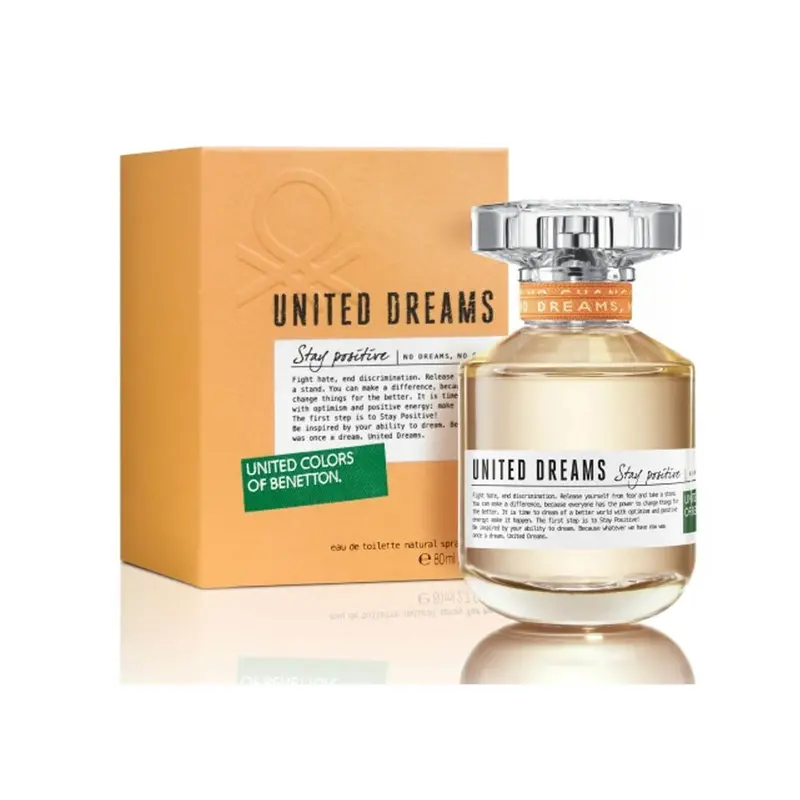 Benetton Dreams Stay Positive Eau De Toilette For Women – 80 Ml 1