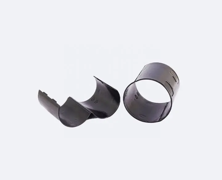 Black Galvanized Pipe Sleeve Support Brackets 1