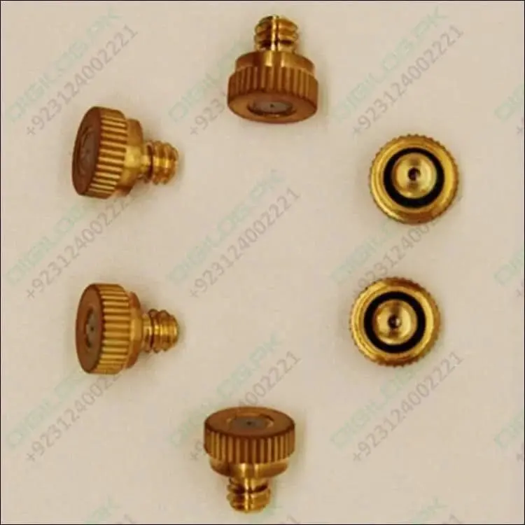 Brass 0.5Mm Fine-Mist Nozzle For Humidification, Cooling, And Agricultural Fogging 1