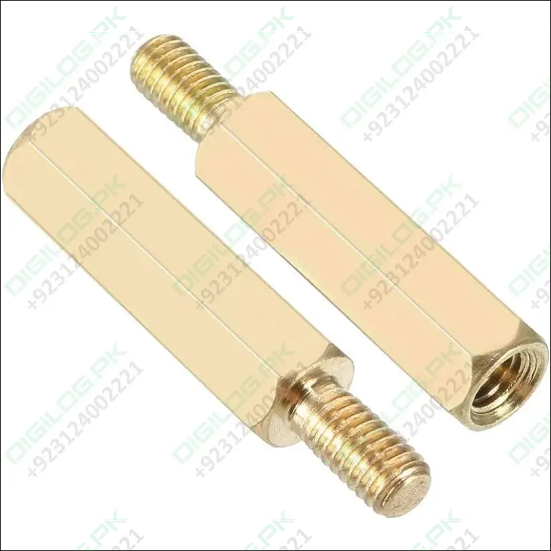 Brass M3 × 25Mm Male-To-Female Hex Standoff — 20+5Mm Pcb Spacer Pillar With Threaded Ends 1