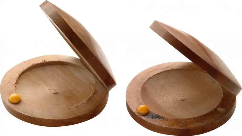 Cas-W Wooden Castanets – Traditional Pair For Hand Percussion 1