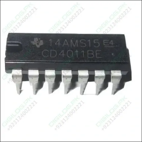 Cd4011Be Cmos Quad 2-Input Nand Gate Ic – Low-Power Logic Chip 1