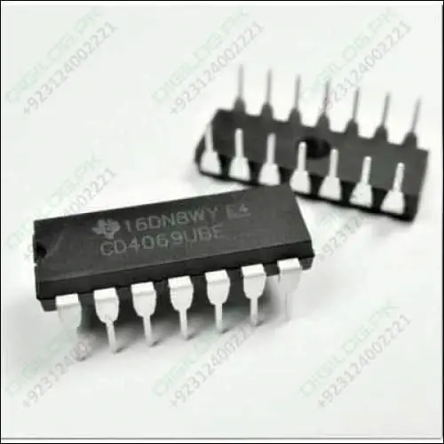 Cd4069Be Hex Inverter Ic – Dip-14 Cmos Not Gate Logic Chip 1
