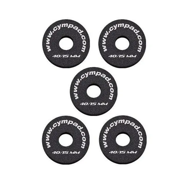 Cympad Optimizer Cymbal Washers – Black (5-Pack, 40/15Mm) 1