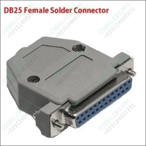 Db25 Female Solder-Type D-Sub Connector – Standard 25-Pin Interface Port 1