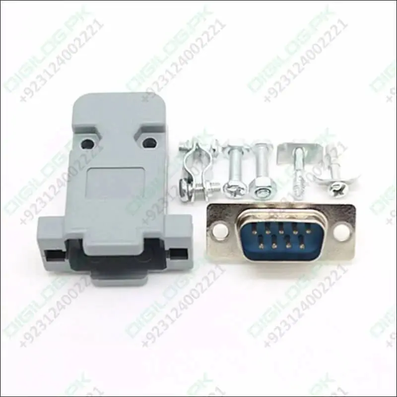 Db9 Male Rs232 Connector – Standard 9-Pin D-Sub Interface For Serial Communication Cables And Adapters 1