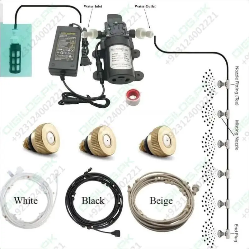 Disinfection Mist Gate Accessory – Adjustable Brass Nozzle For Fogging Systems 1
