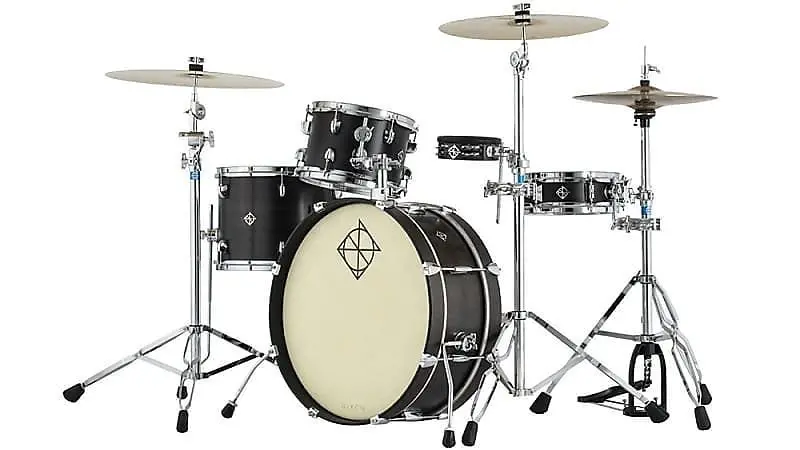 Dixon L520Bkc Little Roomer 5-Piece Drum Kit – Black Coal Finish 1