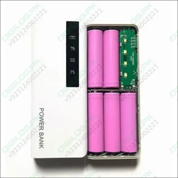 Diy 5X18650 Power Bank Enclosure – Dual Usb Charging Box With Digital Display (No Battery Included) 1