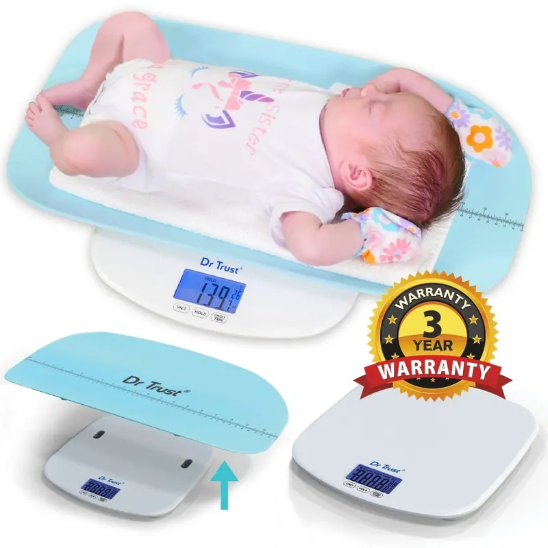 Dr Trust Usa Dual-Mode Weighing Scale – Baby Hold & Adult Stand Function (Model 510) 1