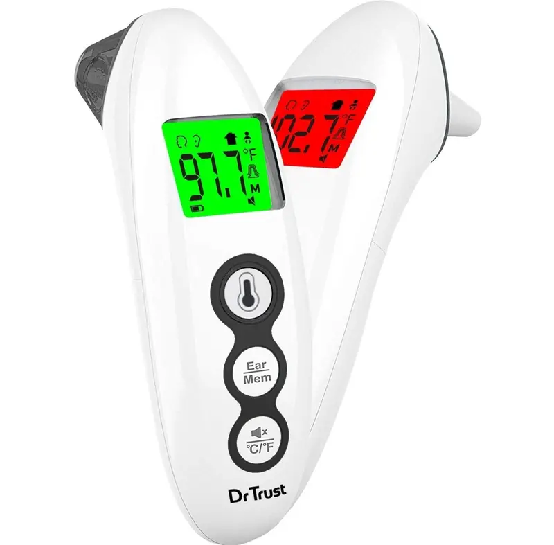 Dr Trust Usa Hybrid Thermometer – Forehead & Ear Modes With Smart Memory (Model 607 Pro) 1
